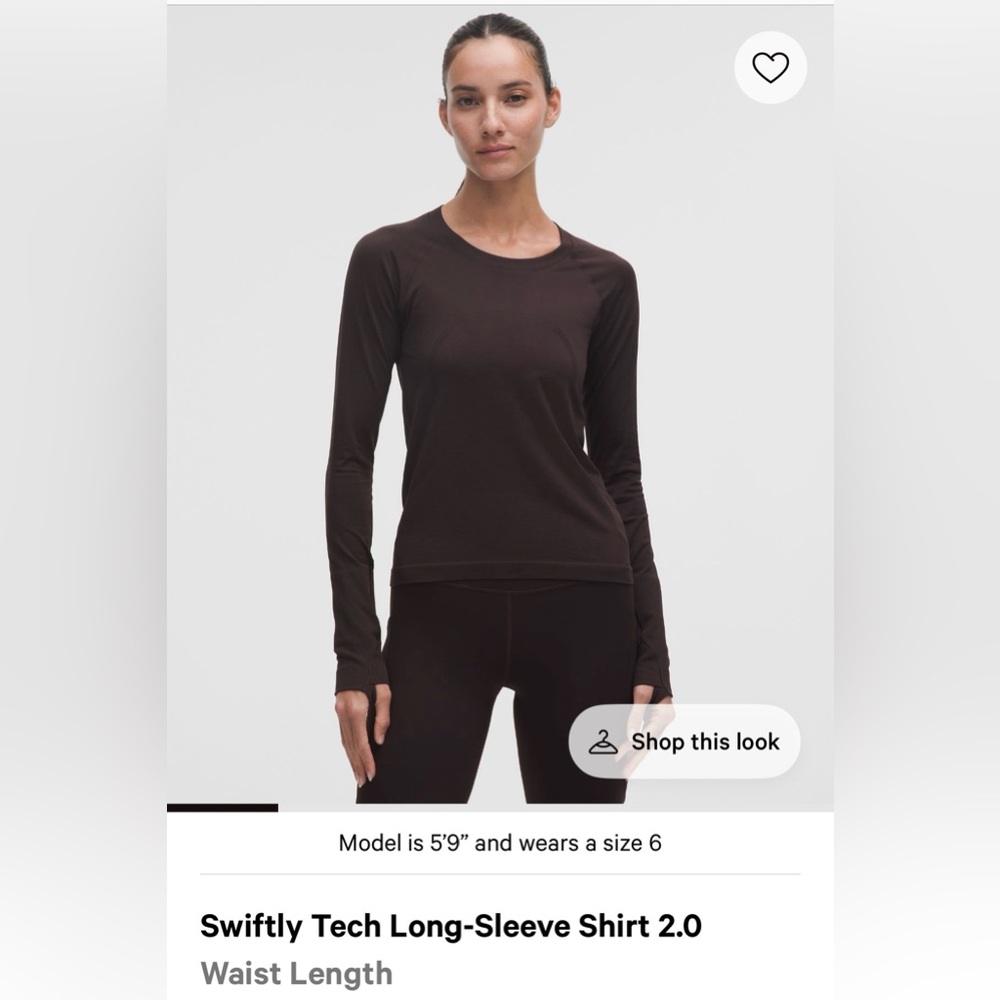 Lululemon Sequoia Swiftly Tech Long Sleeve